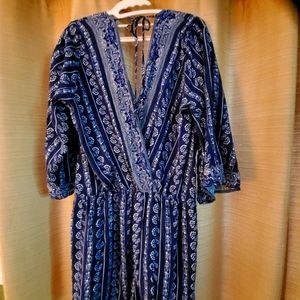 Stitch fix skies or blue romper XL
